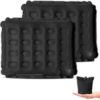 Merkloos 2 cojines inflables para sentarse, ultraligeros y compactos, ideales para camping y viajes en avión