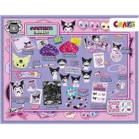 GRAND Calendario de Adviento Kuromi para niños: 24 sorpresas con figuras coleccionables en 3D, joyas, cuentas, artículos de papelería y slime