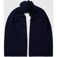 Selected Mezcla De Cachemira Bufanda Hombres Azul ONE SIZE