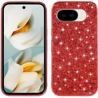 Lux-Case Cubierta Glitter Google Pixel 10a - Rojo
