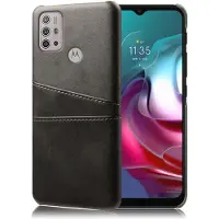 Lux-Case Funda doble tarjeta - Motorola Moto G30 / G10 - Negro