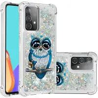 Lux-Case Funda protectora a prueba de golpes con diseño de arena movediza para Samsung Galaxy A52 4G/5G / A52s 5G - Carcasa flexible - Búho
