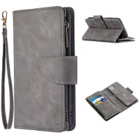 Lux-Case Funda abatible Premium Wallet Huawei P40 Lite / Nova 6 SE - Gris