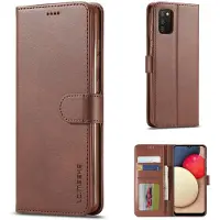 Lux-Case Funda abatible LC.IMEEKE Samsung Galaxy A03s - Café