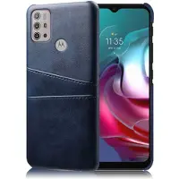 Lux-Case Funda doble tarjeta - Motorola Moto G30 / G10 - Azul