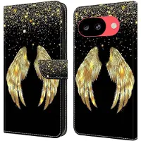 Lux-Case Funda tipo flip Wonderland Google Pixel 10a - Ala Dorada
