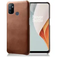 Lux-Case Funda de prestigio - OnePlus Nord N100 - Marrón