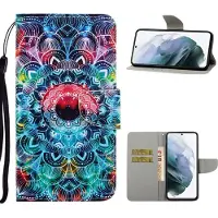 Lux-Case Funda abatible Wonderland Samsung Galaxy S21 FE - Flor Mandala