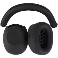 Lux-Case Juego de 3 fundas de silicona para auriculares Sony WH-1000XM6: funda protectora de una pieza para los auriculares, funda para la diadema y funda para