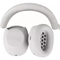 Lux-Case Juego de 3 fundas de silicona para auriculares Sony WH-1000XM6: funda protectora de una pieza para los auriculares, funda para la diadema y funda para