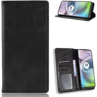 Lux-Case Funda de piel Bofink Vintage Motorola Moto G 5G - Negro