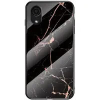 Lux-Case Funda núcleo Fantasy Marble Samsung Galaxy A03 - Gold Black Marble