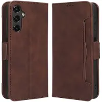 Lux-Case Funda de piel de estilo moderno para Samsung Galaxy A24 4G - Marrón