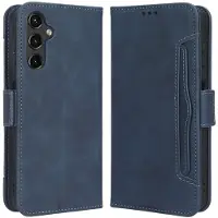 Lux-Case Funda de piel de estilo moderno para Samsung Galaxy A24 4G - Azul