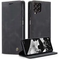 Lux-Case Funda CaseMe Samsung Galaxy M33 5G Vintage - Negra