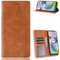 Lux-Case Funda de piel Bofink Vintage Motorola Moto G 5G - Marrón