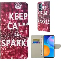 Lux-Case Funda abatible Wonderland OnePlus Nord N200 5G - Keep Calm And Sparkle