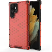 Lux-Case Funda Bofink Honeycomb Samsung Galaxy S22 Ultra - Rojo
