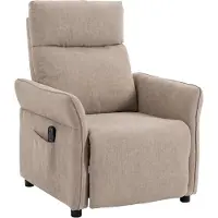 HOMCOM Sillón de relax , sillón para televisión con masaje y función de calor, color marrón