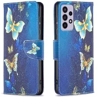 Lux-Case Funda abatible Wonderland Samsung Galaxy A73 - Mariposas Doradas
