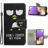 Lux-Case Funda abatible Wonderland Samsung Galaxy A32 - No Toques Mi Teléfono