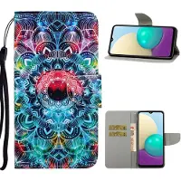 Lux-Case Funda abatible Wonderland Samsung Galaxy M02 / A02 - Flor Mandala