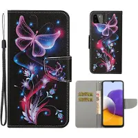 Lux-Case Funda abatible Wonderland Samsung Galaxy A22 5G - Mariposa