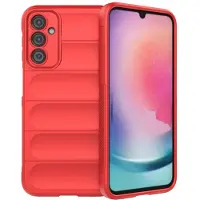 Lux-Case Funda blanda antideslizante para Samsung Galaxy A24 4G - Rojo