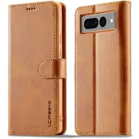 Lux-Case Funda abatible LC.IMEEKE Google Pixel 7 Pro - Marrón Claro