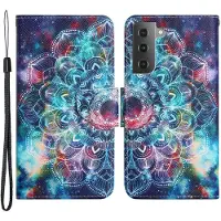 Lux-Case Funda abatible Wonderland para Samsung Galaxy S22 Plus - Flor De Mandala
