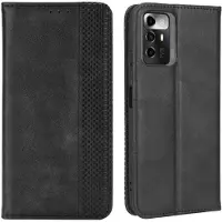 Lux-Case Funda de piel Bofink Vintage ZTE Blade A72 - Negra