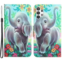 Lux-Case Funda abatible Wonderland Samsung Galaxy M32 5G / A32 5G - Elefante