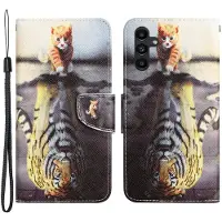 Lux-Case Funda abatible Wonderland Samsung Galaxy A24 4G - Tigre