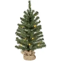 Everlands Guirnalda navideña Imperial, con luces LED verdes, dimensiones 60 x 36 cm, marca Everlands