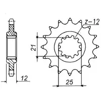 Sifam Piñón Delantero 12001cz14
