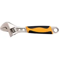 VOREL Llave de tubo de 200 mm con mango de plástico