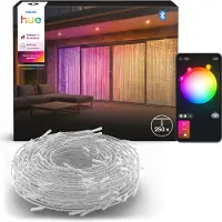 Philips Hue Luminarias De Exterior Luces De Cortina Festavia - 1,35 X 2 M, 250 Ledes
