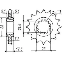 Sifam Piñón Delantero 12127cz15
