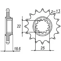 Sifam Piñón Delantero 12172cz15