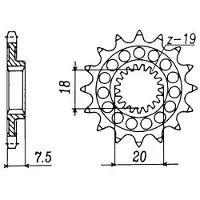 Sifam Piñón Delantero 12050cz14