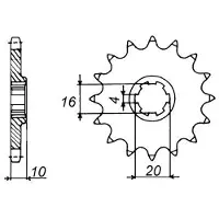 Sifam Piñón Delantero 12154cz13