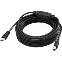 Vision Cable Usb-a A Usb-b Tc 10musb3.0+/bl