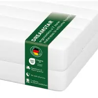 Dreamstar Colchón de espuma fría ergonómico de 7 zonas | 80 x 190 cm | 13 cm | Firmeza H2 y H3 | Easy Flex
