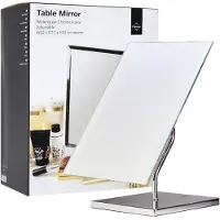 Merkloos Espejo de mesa - Rectangular - Cromado - 17 x 22 x 32 cm - Plateado