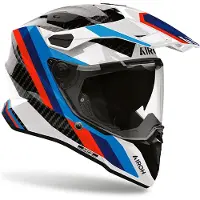 Airoh Rango Commander 2 Carbon Casco de enduro Carbono/Azul/Blanco L unisex negro