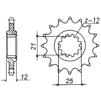 Sifam Piñón Delantero 12001cz15