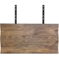 Kendra Home Extensión para mesa Toulon de roble ahumado, juego de 2 piezas 95x50 cm