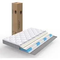 Kein Hersteller Colchón de espuma con 7 zonas de soporte, de 140x200x10 cm, ideal para sofás cama y camas plegables, transpirable, con firmeza H3, OEKO-TEX
