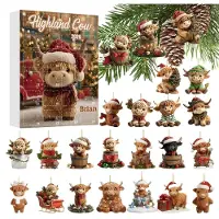 Merkloos Calendario de cuenta regresiva de 24 días para celebrar la Navidad