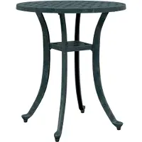 Merkloos Elegante mesa de jardín de aluminio fundido, diámetro 48 cm